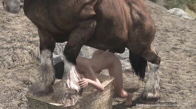 Watch as the hot horse fucks the sexy cameraman in this hardcore porn video!