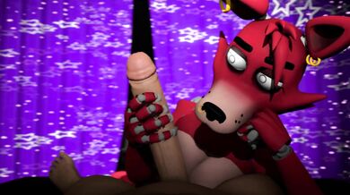 Busty Redhead Gets A Handjob In The Forest As She Pleasures Herself With An SF Mask On