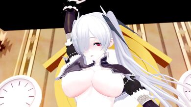 MMD Cinderella and the Secret Garden of Miniature Haniwas