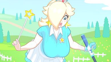 The Frisky Golfer and the Sultry Rosalina Bounce Their Boobs in an Intense Hentai Video