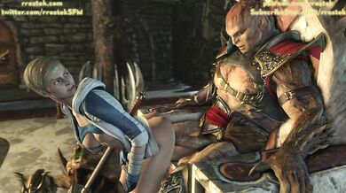 Two MMA fighters, one male and one female, engage in a steamy session of hot sex while their manager looks on with approval