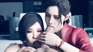 Adventures of Ada Wong and Claire Redfield in the Darkness with Leon Scott Kennedy