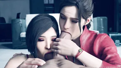 Adventures of Ada Wong and Claire Redfield in the Darkness with Leon Scott Kennedy