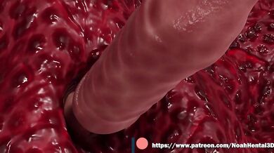 Watch the sexy Noah Hentai 3D in a hot tentacle milking scene with sound effects!