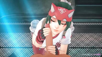 KIRIKO HAS THE SUPERPOWERS OF OVERWATCH V1, BUT CAN SHE HANDLE A GROUP SEX SCENE?