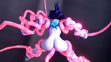 A tentacle monster invades Widowmaker’s body and melts her heart in this erotic porn parody!