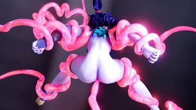 A tentacle monster invades Widowmaker’s body and melts her heart in this erotic porn parody!