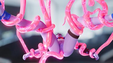 A tentacle monster invades Widowmaker’s body and melts her heart in this erotic porn parody!