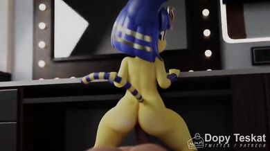 The sexy Ankhara and her hot fan are up for a fun-filled ride Will Dopy Teskat be able to keep up with their wild moves?