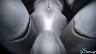 [Penetrating Cumshot] Sexy Slut Teases Rough Anal with Double Penetration [Dahsharky]