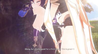 Watch Mona Genshin as she delivers a powerful impact in this hentai porn video!