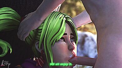 Hentai MILF gets fucked by young studs while her husband watches and gets changed