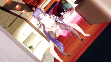 The adventures of a sexy and curvy maid in her first day at work