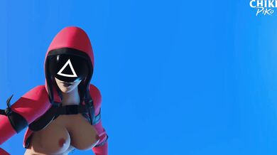 Sexy Squid Lady - A Fortnite Dance Porn Parody