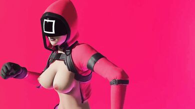 Sexy Squid Lady - A Fortnite Dance Porn Parody