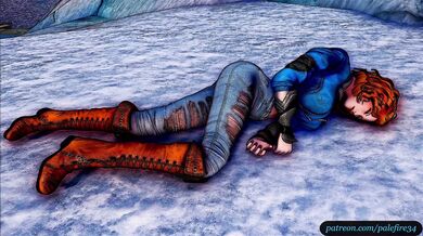 Watch me get fucked by a giant alien dick in Borderlands - girl vs monster sex story!