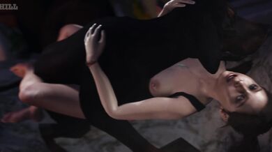 The alley becomes the scene of a forbidden romance between Elizabeth and Claire, in this third installment of their erotic adventure