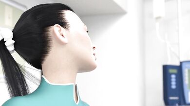 A taboo doctor is ready to check up on his patients, but they have some strange requests that will leave him blushing