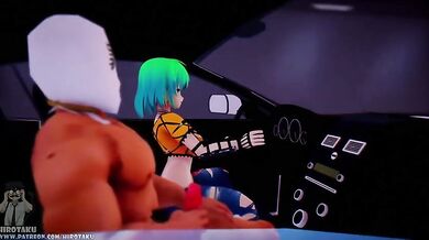 Senran Kagura Hentai - Fake Taxi: Hikage and Her Friends