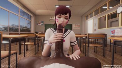 [4K] Stuck In Detention With DVa [Blacked][Wutboi]