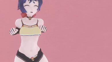 Watch this hot Chinese lady dance seductively and tease you with her body movements!