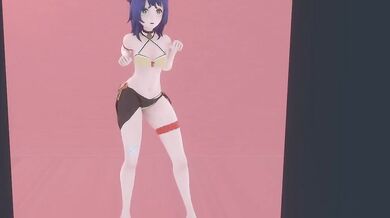 Watch this hot Chinese lady dance seductively and tease you with her body movements!