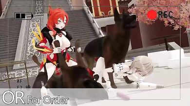 Hentai Porn - Himekos Bestiality with Rita, The Old AKT Scene