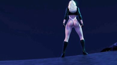 Miss Canary takes a bite out of her canary and gets fucked in the ass by three guys at once