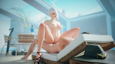 Watch Ashe get fucked by a sexy rider in this VG Erotica porn parody!