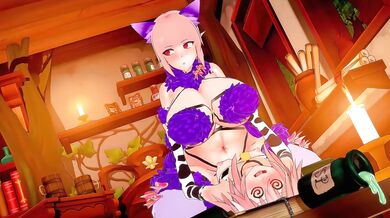Sexy Neko-Babe Sensation: Kawaii Catgirls Big Boob Goddesses: Tentacle Harem Fuck Fest Kinky Bukkake Adventure with Dirty Maids