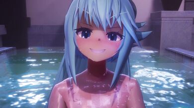 Mitsubishi Aqua Bathroom 4K HDR HD Live Cam Show with Cumshots