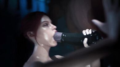 One Horse Sucker Takes a Ride on Anothers Dick