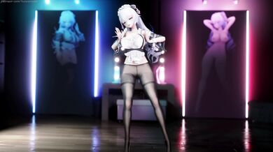 The sexy dance of the exotic girl with her seductive moves and shaking body was too hot to handle, making every man in the room drool uncontrollably