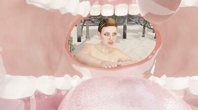 WATCH the HOT GIRLS in BIKINIS have an UNEXPECTED encounter with a VORE BEAST on the BEACH