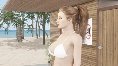 WATCH the HOT GIRLS in BIKINIS have an UNEXPECTED encounter with a VORE BEAST on the BEACH