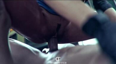 Tiny Ass Teen Strips For A Huge Cock! Jill Valentine Fun In The Train [DTEE3D]