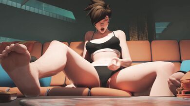 Watch Tracey Joy get naughty while clothed in this horny fmz action