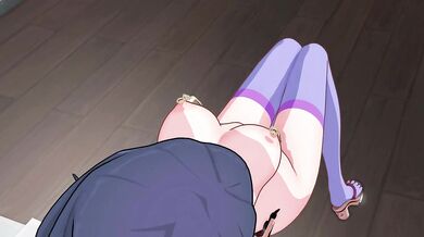 Watch Raiden Shogun and his girlfriend have hardcore sex with a giant insect in the woods!