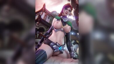 Riding the Paladins Cock with Cassie