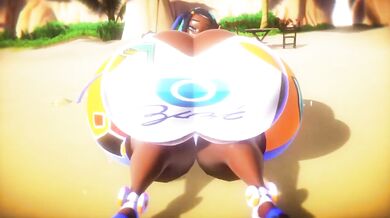 Watch as Nessa gets her inflated body submerged in water, causing a sensual and erotic sound effect that will blow your mind away!