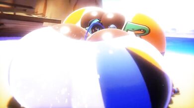 Watch as Nessa gets her inflated body submerged in water, causing a sensual and erotic sound effect that will blow your mind away!