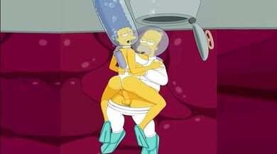 Tentacle-Monsters Sexual Conquest of Marge and Homer in the Depths of the Ocean