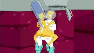 Tentacle-Monsters Sexual Conquest of Marge and Homer in the Depths of the Ocean