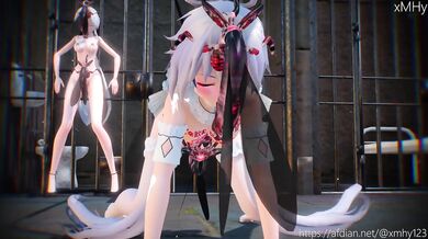 The second part of the jailhouse porn featuring Luo Tianyi and Haku, directed by XMHy