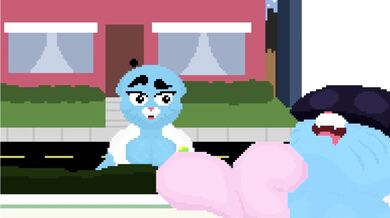 Fucking my sexy wife with her tight ass and huge tits!