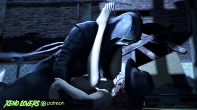 Screaming Mikaela and Ghostface in Dead by Daylight