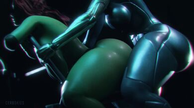 Gamora and Nebula Love Sisters Part 1 & 2 (Cerbskies) [4K]