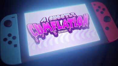 Write a short story that involves a ghost haunting a house, causing the inhabitants to experience extreme belly and breast expansion