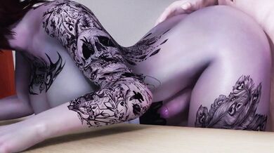 Sexy Futa Demon [Futanemesislol] Gets Fucked by Horny Studs