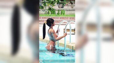 Watch this hot 4k Ultra HD poolside fuck scene featuring Yeezy, where they both enjoy the water and each other in a wild sexual encounter